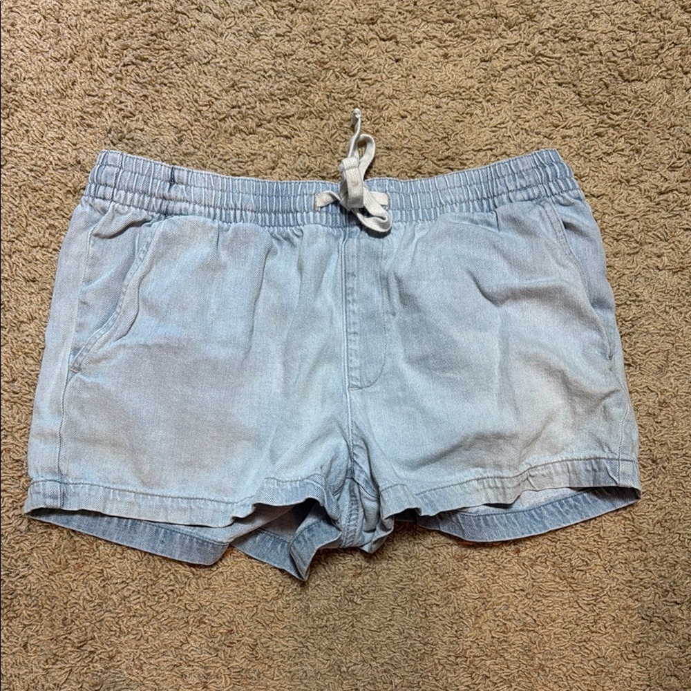 GAP Light Blue High Waist Women's Shorts